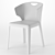 Sleek 3D Shark Chair 3D model small image 3