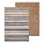 Plush Ombre Shag Rug 3D model small image 1