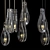 Eichholtz Chandelier Bellano L: Elegant Lighting Fixture for Stunning Ambiance 3D model small image 4