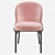 Elegant Eichholtz Willis Velvet Dining Chair 3D model small image 2