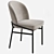 Elegant Eichholtz Willis Velvet Dining Chair 3D model small image 4