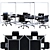 Optimized High Detail Office Set 3D model small image 3