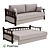 Blossom OM: Stylish Sofa Bed for Small Spaces 3D model small image 1