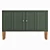 Green Small Andersen Chest of Drawers - 110x70x40 cm 3D model small image 2