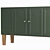 Green Small Andersen Chest of Drawers - 110x70x40 cm 3D model small image 3