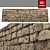 Detailed 3D Stone Wall Model 3D model small image 1