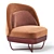 Elegant Bixib Armchair 3D model small image 1