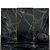 Sleek Black Marble Tiles 3D model small image 1