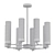 Elegant Otes Chandelier 3D model small image 2