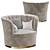 2014 Miller Armchair - Stylish and Comfortable 3D model small image 2