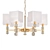 Luxurious Brass Tradonico Chandelier 3D model small image 1