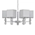 Luxurious Brass Tradonico Chandelier 3D model small image 2