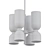 Elegant Edie Chandelier: Illuminate with Style 3D model small image 2
