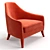 Feminine Elegance: Margaret Armchair 3D model small image 2