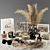 Vintage Glam Cosmetics Set 3D model small image 6