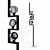 Sleek Lelii Design Floor Lamp 3D model small image 2