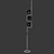 Sleek Lelii Design Floor Lamp 3D model small image 4