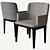 Elegant Sin Chair: HC28 3D model small image 2