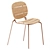 Stylish Si-Si Wood Chair 3D model small image 6