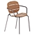 Si-Si Wood Chair: Elegant Design 3D model small image 1