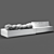 Poly Count Bench COMFY 3D model small image 3