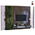 Green Wall TV Set: Elegant & Functional 3D model small image 5