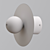 Scandi Wall Light: Budget Friendly 3D model small image 2