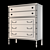 Bamboo Bliss Dresser 3D model small image 3