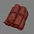 Luxury Twist Towel Set 3D model small image 3