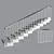 Sleek Steel Staircase Design 3D model small image 2