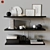 Decorative Bookshelf Set 3D model small image 6