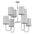 Elegant Go Lightly Chandelier 3D model small image 2