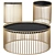 Minotti Gold Coffee Table 2017 3D model small image 1