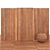 Glossy Red Travertine Slabs 3D model small image 2
