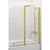 Luxury Bath Screens & Bathtubs Gold Set 3D model small image 4