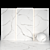 Elegant White Luna Marble Slabs 3D model small image 1