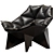 Elegant Q1 Lounge Chair 3D model small image 1