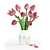 Elegant Tulips in Vase 3D model small image 2