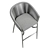 Contemporary Muse Barstool: Stylish & Durable 3D model small image 4