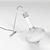Viabizzuno Minima Table Lamp. 3D model small image 2