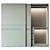 Italian Sliding Wardrobe 278cm 3D model small image 3