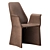 Elegant Draenert Grace Chair 3D model small image 1