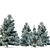 Norway Blue Spruce: Vray Material, 3.5m-6.5m Height 3D model small image 3