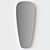 Mid Century Teardrop Gold Mirror 3D model small image 3