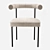 Kashmir Chair: Elegant Leather Comfort 3D model small image 4