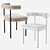 Kashmir Chair: Elegant Leather Comfort 3D model small image 5