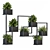  Wall-mounted Plant Box: Enhance Your Indoor Space 3D model small image 1