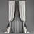 Elegant Polys Curtains 3D model small image 3