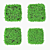 4 Square Boxwood Bushes - 84-102cm 3D model small image 3