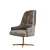 Richmond Beige Swivel Armchair - Stylish and Comfortable 3D model small image 2